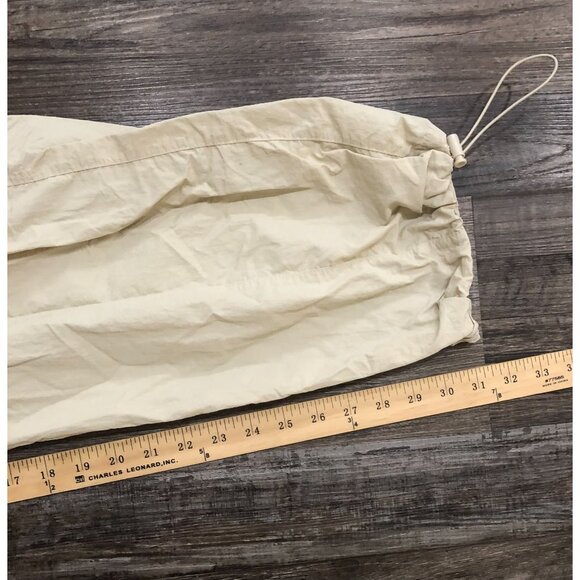 Wilo the Label Parachute Cargo Pants Womens Size Small Cream - Picture 6 of 6